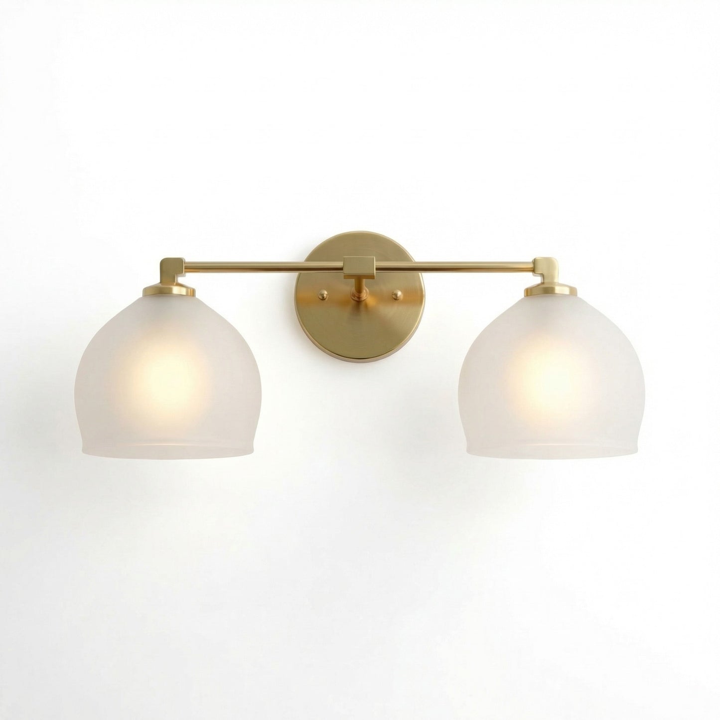 Conrad Vintage 3 Heads Bellflower Glass Wall Sconce