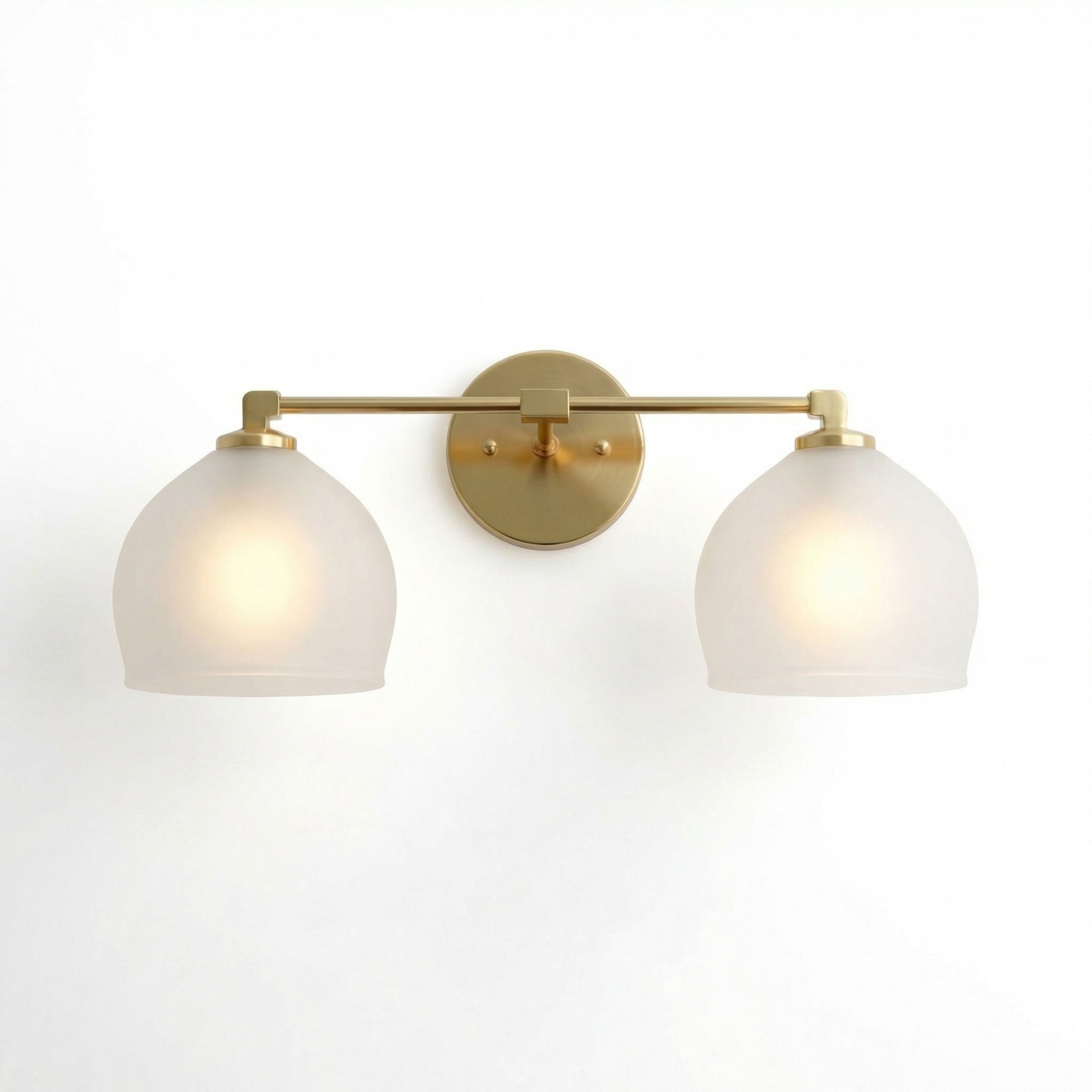 Conrad Vintage 3 Heads Bellflower Glass Wall Sconce