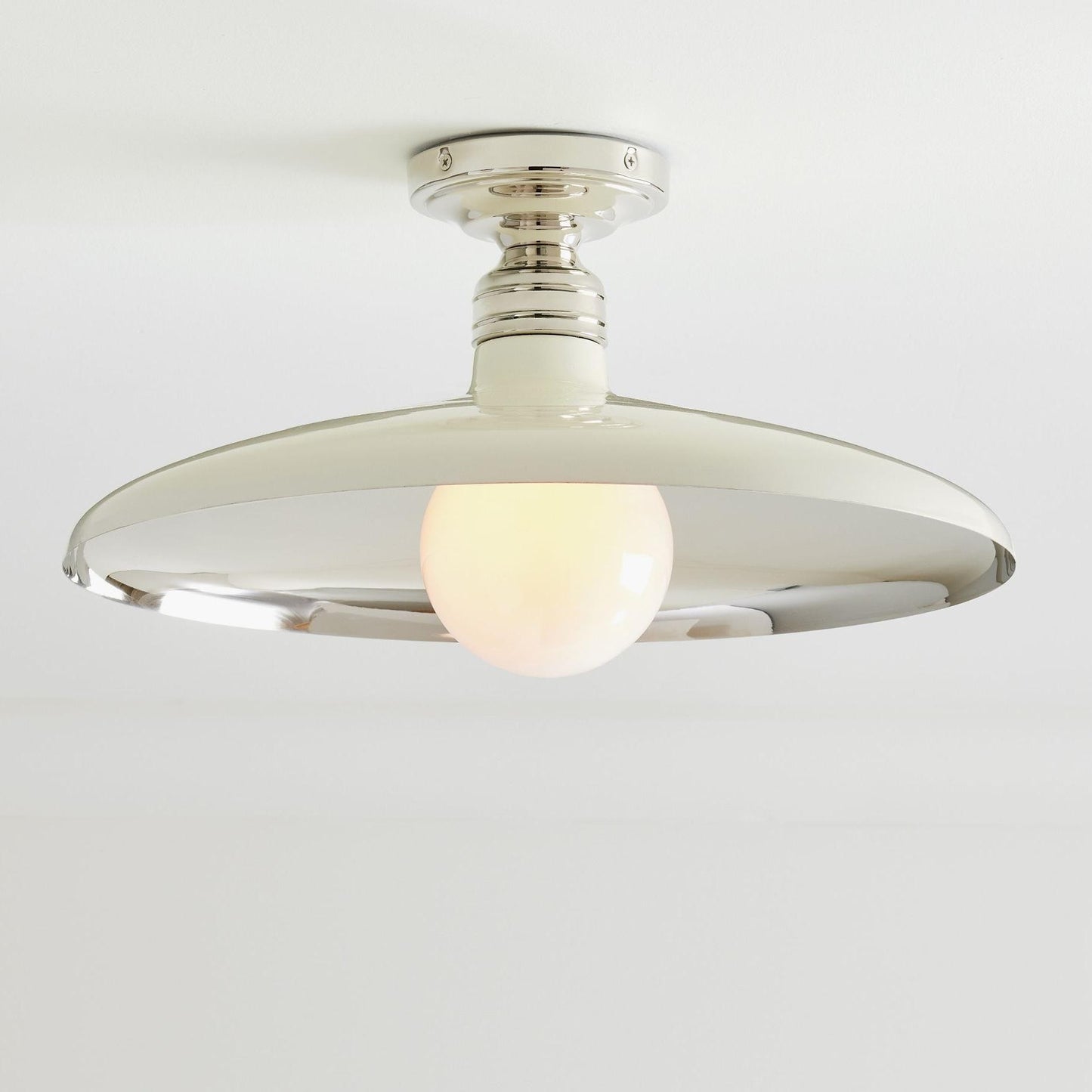 Dulcinea Farmhouse Metal Flush Mount Ceiling Light