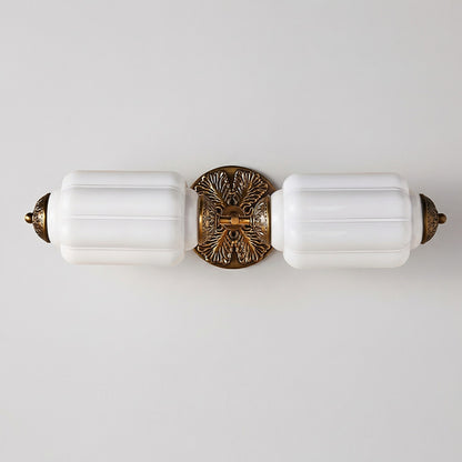 Hartnell Retro Colorful Art Deco Glass Eloise Wall Light