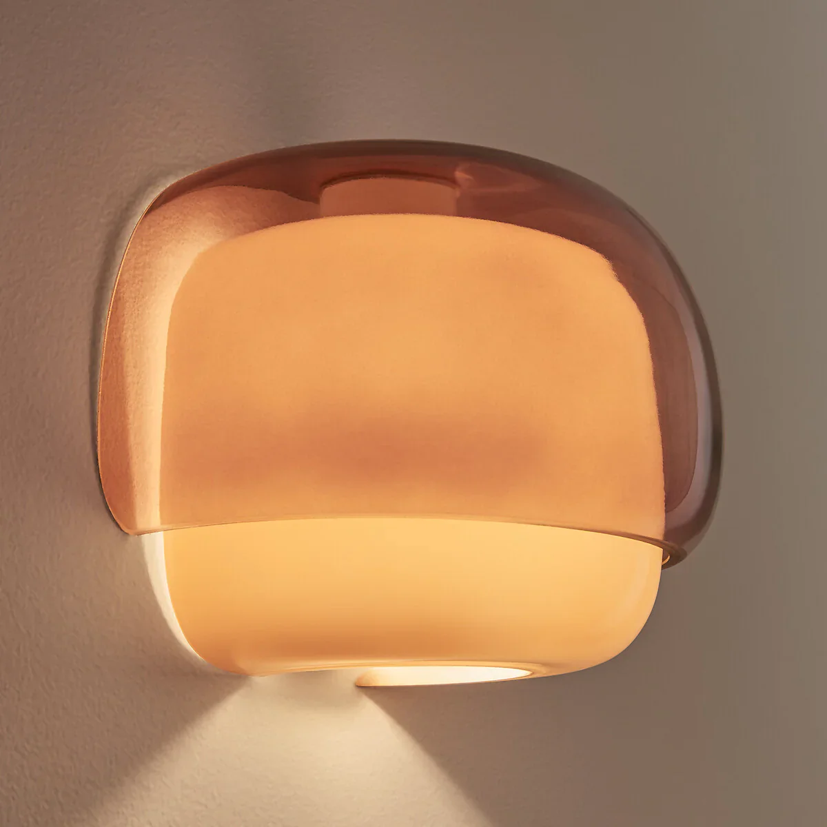 Norman Modern Colorful Layered Glass Wall Light