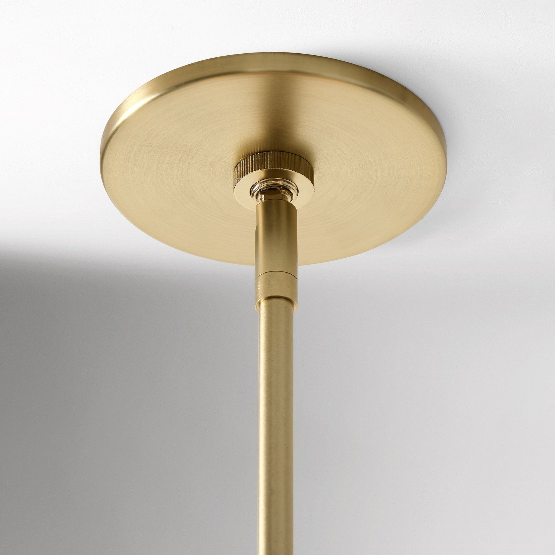Winry Antique Brass Tiered Milk Glass Pendant Light