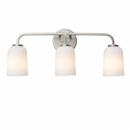 Bransen Modern Milk Glass 2/3-Light Vanity Wall Sconce