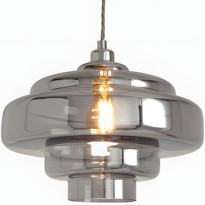 Yves Vintage Tiered Glass Pendant Light