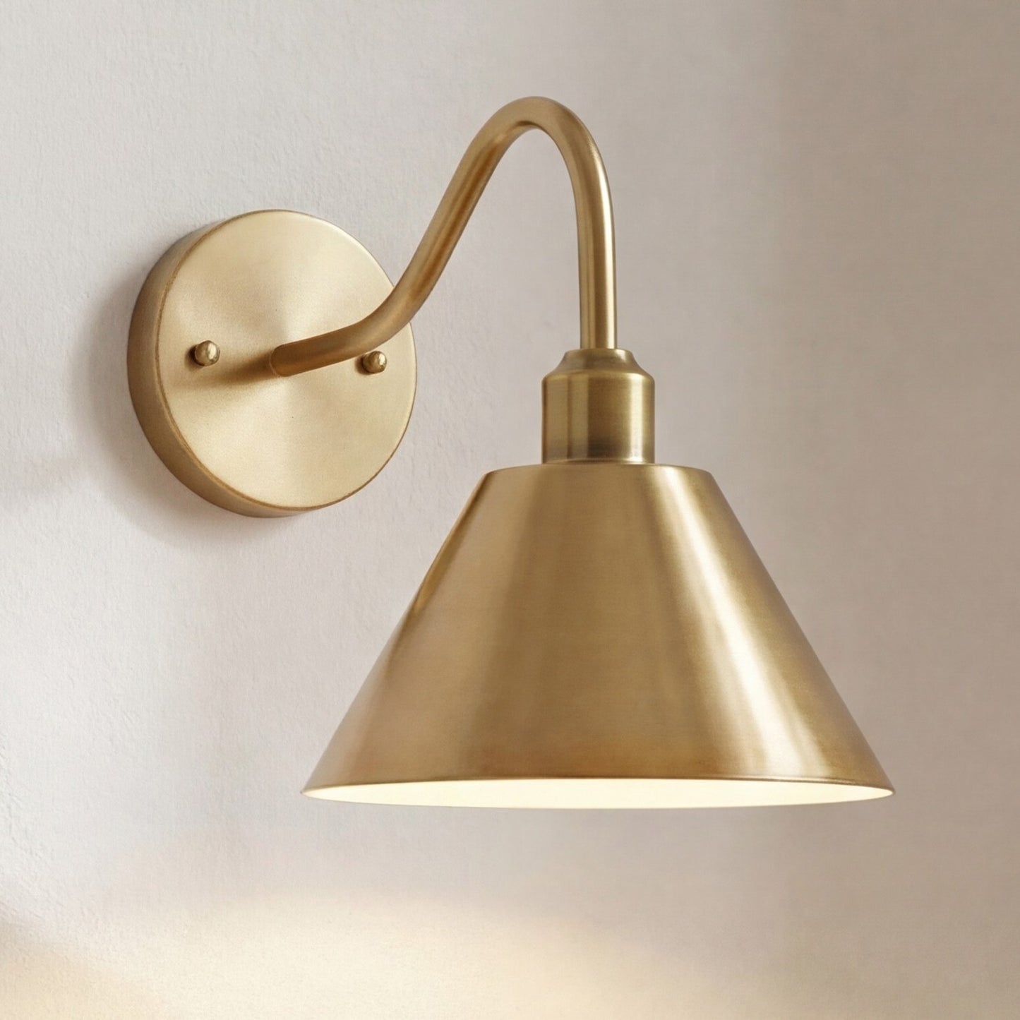 Ferm Minimalist Industrial Tapered Sconce