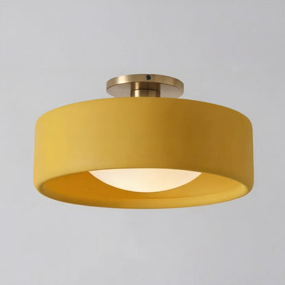 Aura Modern Porcelain Flush Mount Ceiling Light