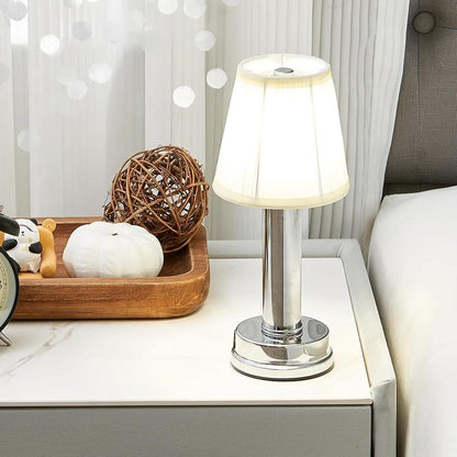 Mariana Cordless Battery Operated Pleated Shade Table Lamp