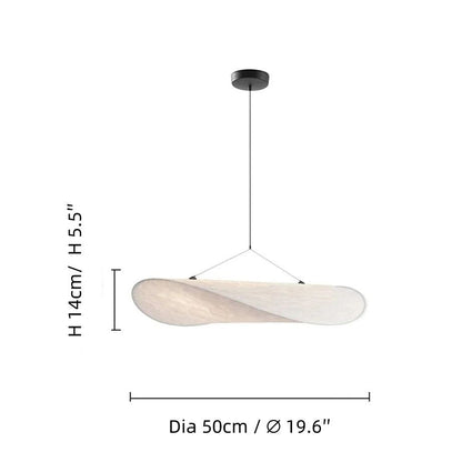 Hawkes Scandinavian Style Minimalist Fabric Pendant Light