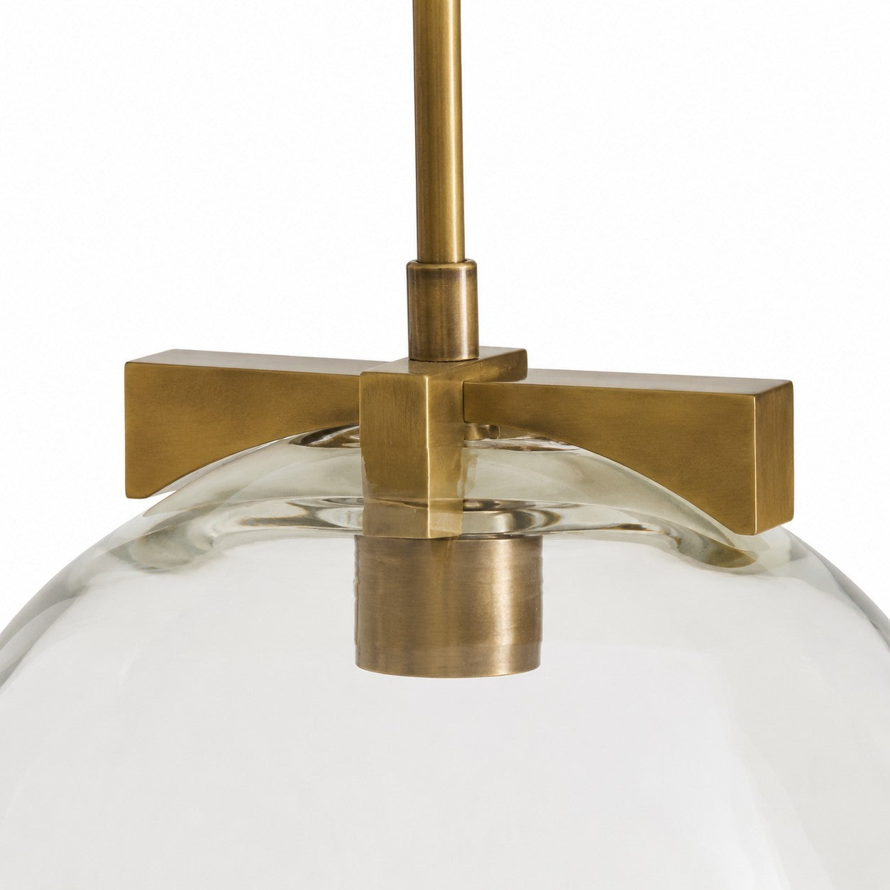 Titus Minimalist Transparent Glass Pendant Light