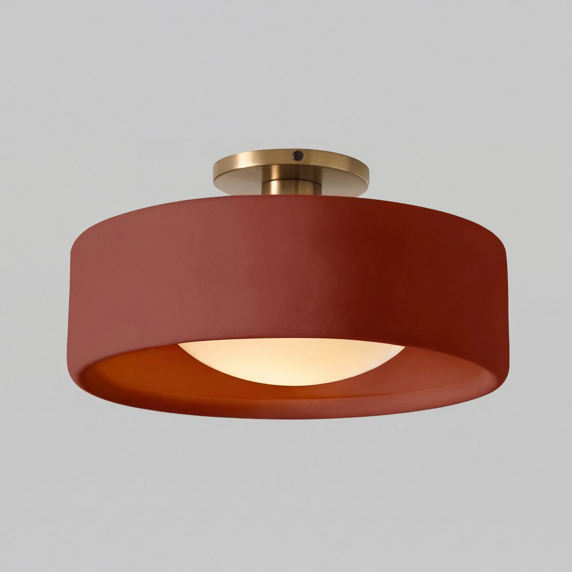 Aura Modern Porcelain Flush Mount Ceiling Light