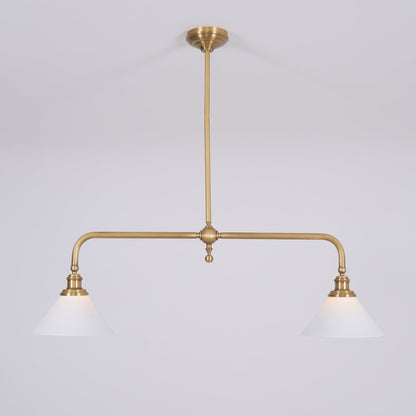 Foxx Retro Metal Conical Ceramic Pendant Light