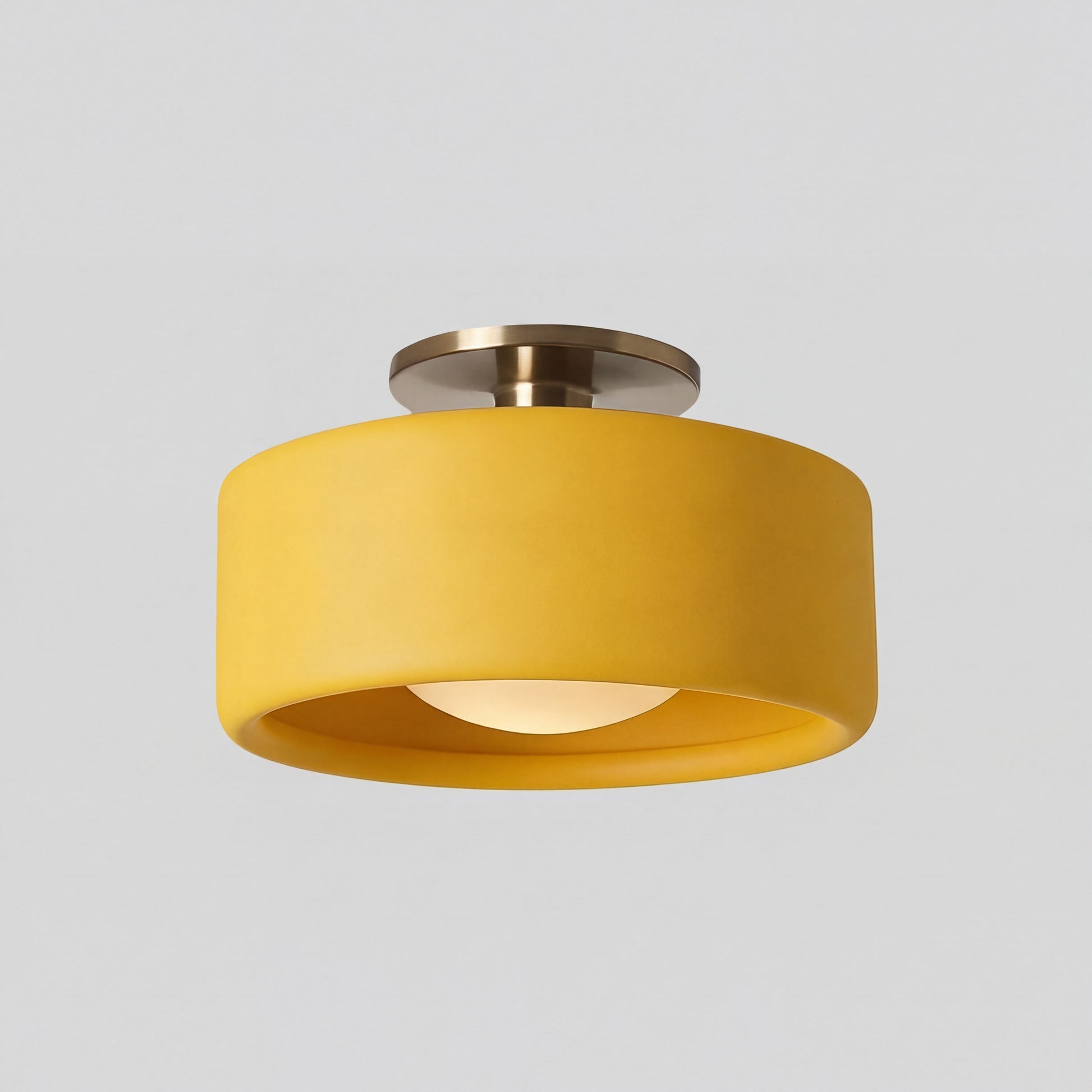 Aura Modern Porcelain Flush Mount Ceiling Light