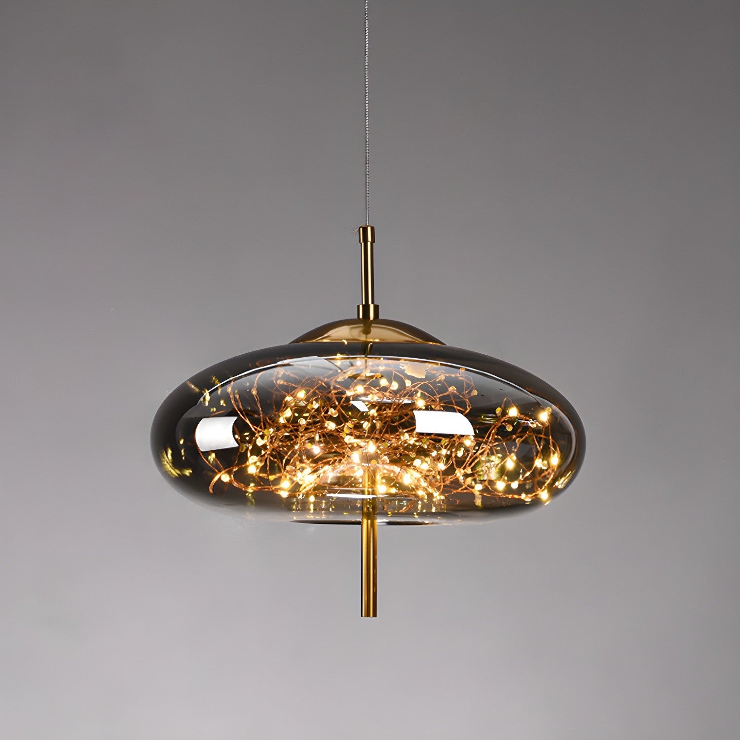 Atria Luxury Led Geometric Globe Sprinkle Pendant Light