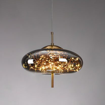 Atria Luxury Led Geometric Globe Sprinkle Pendant Light