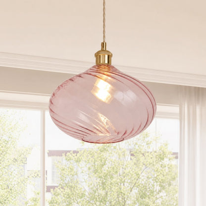 Lunaris Modern Globe Glass Pendant Light