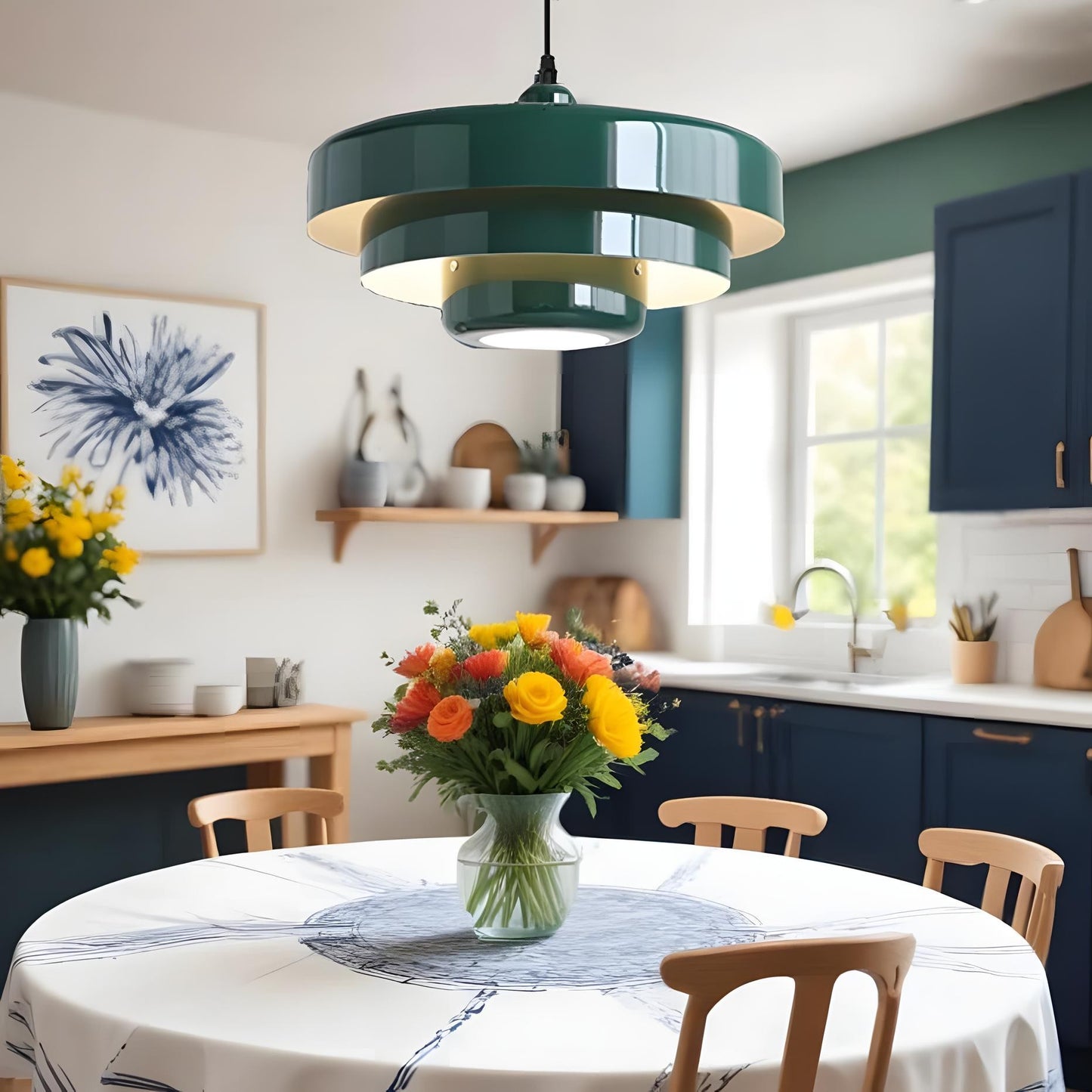 Modern Scandinavian Multi‑Layer Colorful Pendant Light