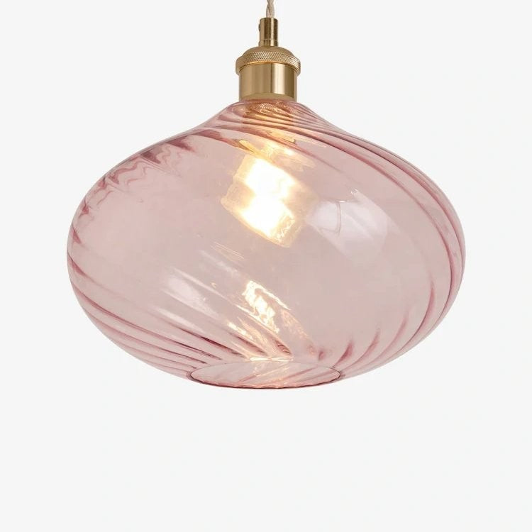 Lunaris Modern Globe Glass Pendant Light