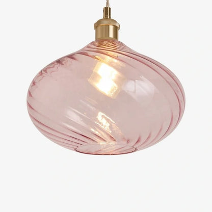 Lunaris Modern Globe Glass Pendant Light