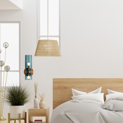 Trisia Modern Up Down Glass Wall Sconce