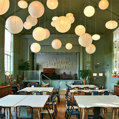Gianna Japanese Paper Lantern Pendant Light