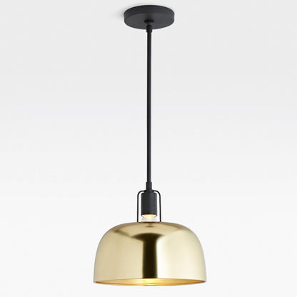 Frey Mid Century Metal Dome Pendant Light