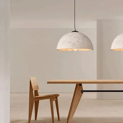 Luran Wabi Sabi Dome Stone Pendant Light