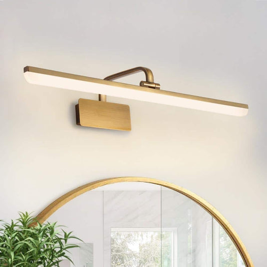 Jaryn Rustic LED Bar Brass Wall Light