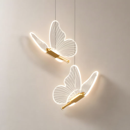 Luce Romantic Creative Butterfly Chandelier