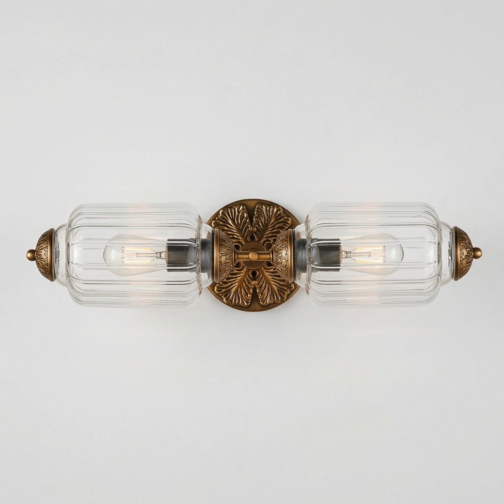 Hartnell Retro Colorful Art Deco Glass Eloise Wall Light