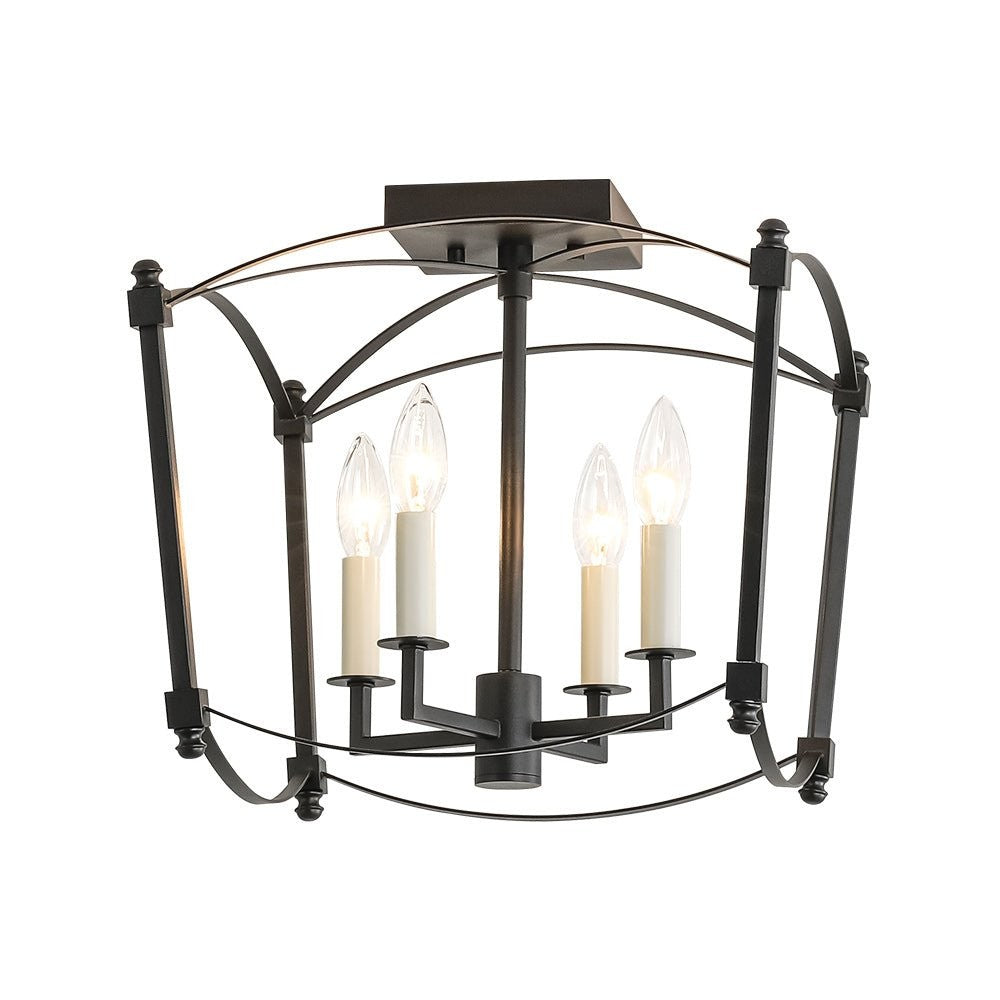Celeste Retro 4 Light Open Frame Lantern Cage Ceiling Light