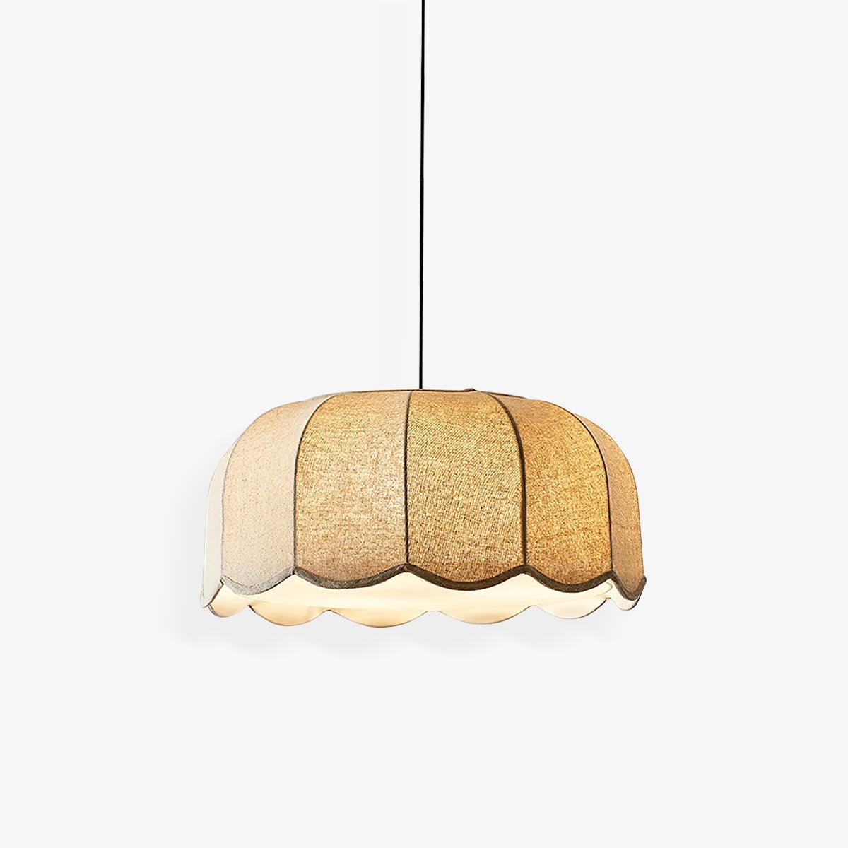 Quill Large Boho Fabric Flower Pendant Light