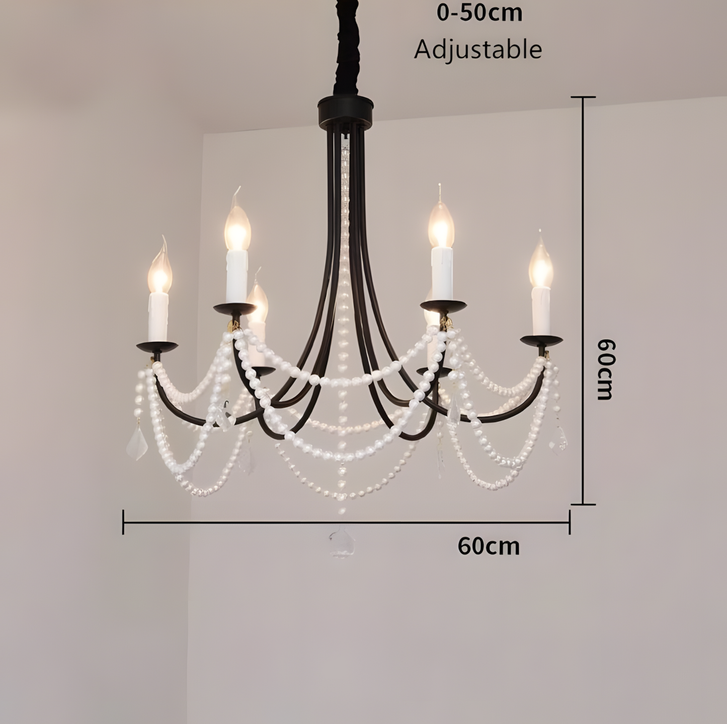 Niko French Vintage Crystal Chandelier