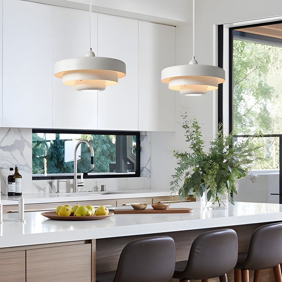 Modern Scandinavian Multi‑Layer Colorful Pendant Light