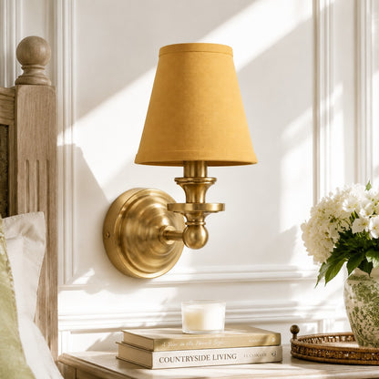 Corbin Vintage Color Fabric Wall Sconce
