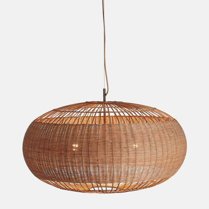 Barbara Coastal Rattan Pendant Light Kitchen Island