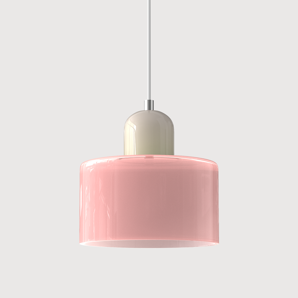 Colorful Creative Small Fresh Glass Shade Pendant Light