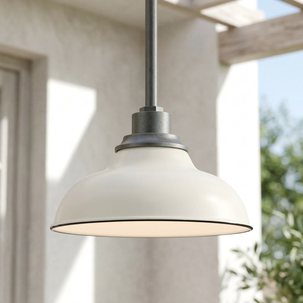 Creed Industrial Dome Metal Pendant Light