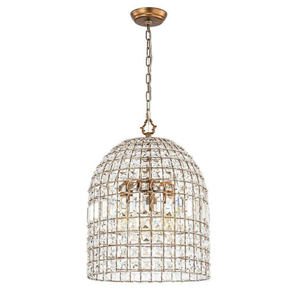 Zelda French Crystal Birdcage Pendant Light