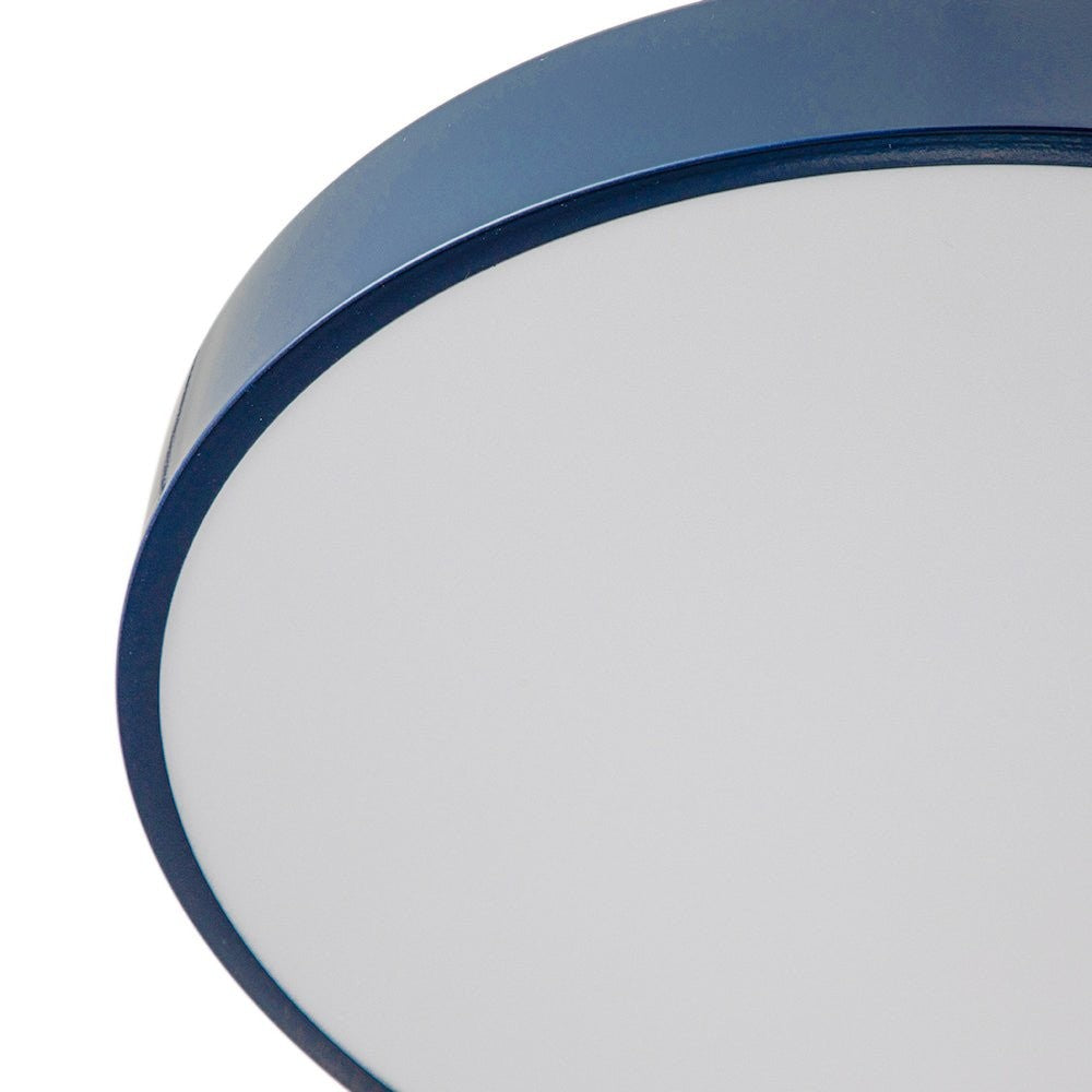 Galion Blue Crylic Round Ceiling Light
