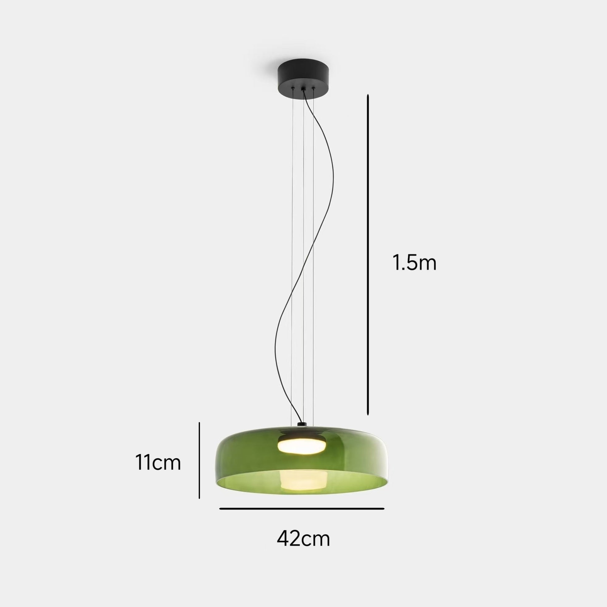 Zaire Bowl Shaped Layer Stained Glass Pendant Light
