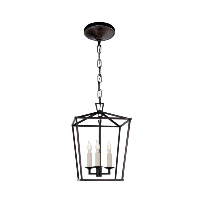 Aria Farmhouse Wrought Iron Lantern Chandelier Light