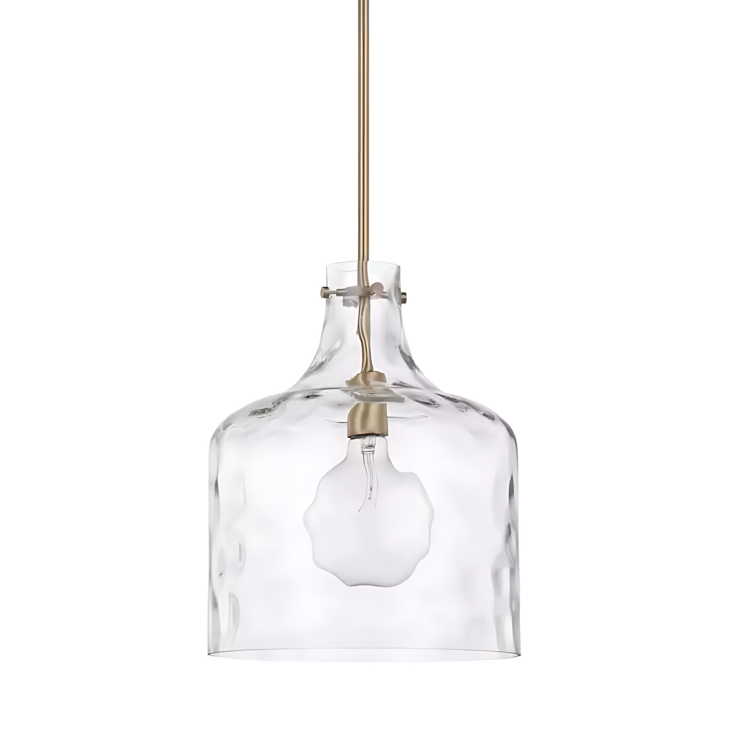 Tydon Minimalist Water Ripple Glass Pendant Light