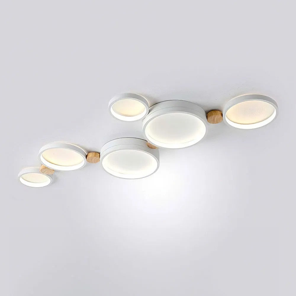Phelith Modern Scandinavian Circle Ceiling Light