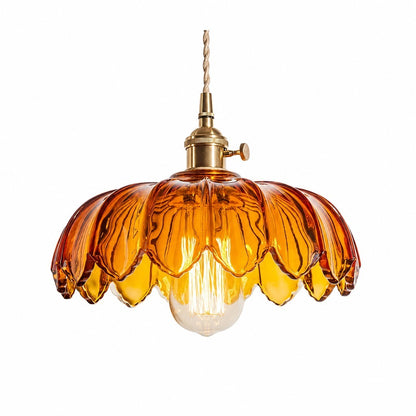 Jacinta Green Scalloped Pendant Light