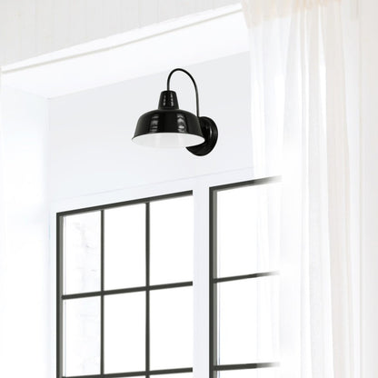 Anders Industrial Metal Dome Wall Sconce