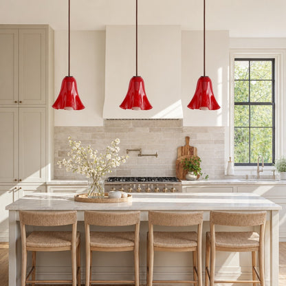 Graham Modern Shell Glass Fazzo Pendant