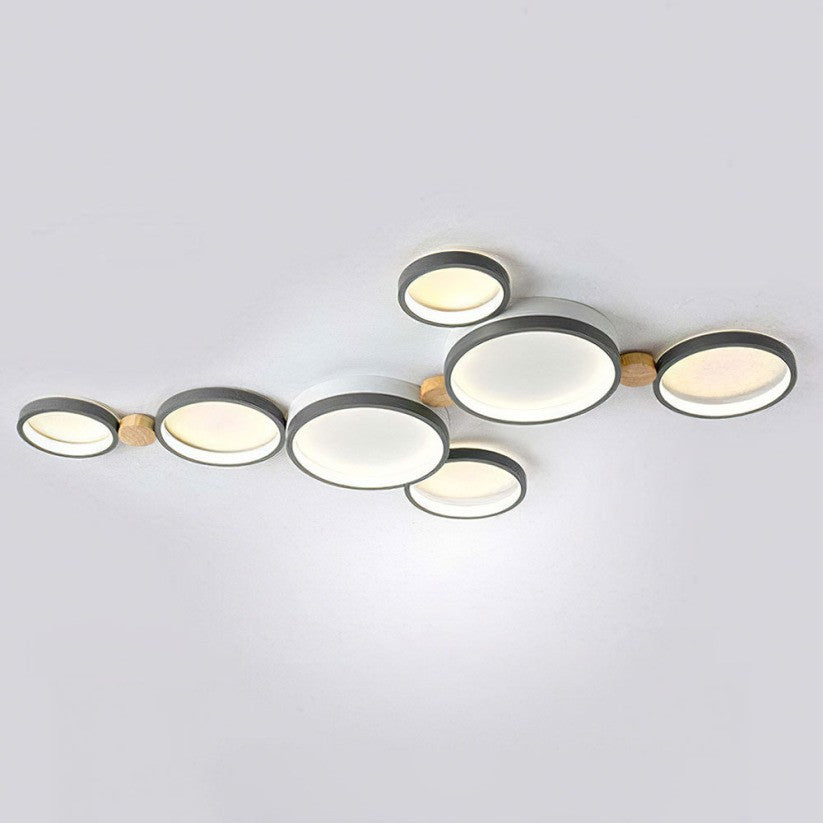 Phelith Modern Scandinavian Circle Ceiling Light