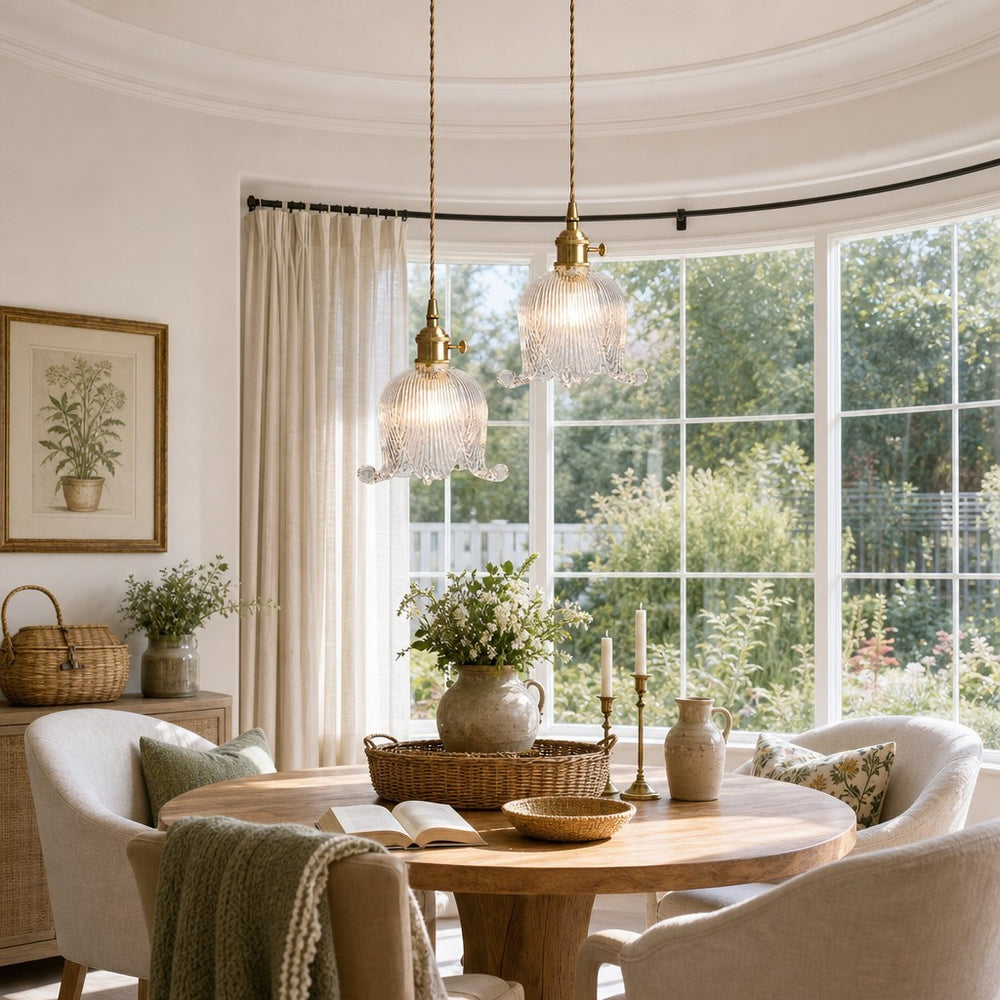 Fawen pendant light in a room setting
