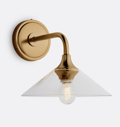 Musara Minimalist Glass Shade Wall Light