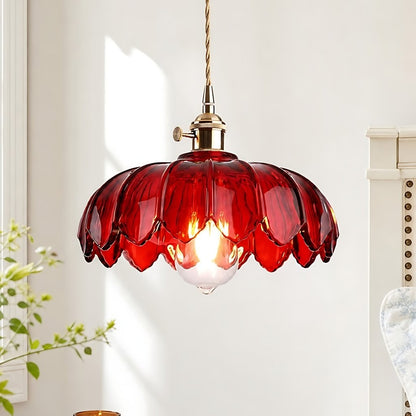 Jacinta Green Scalloped Pendant Light